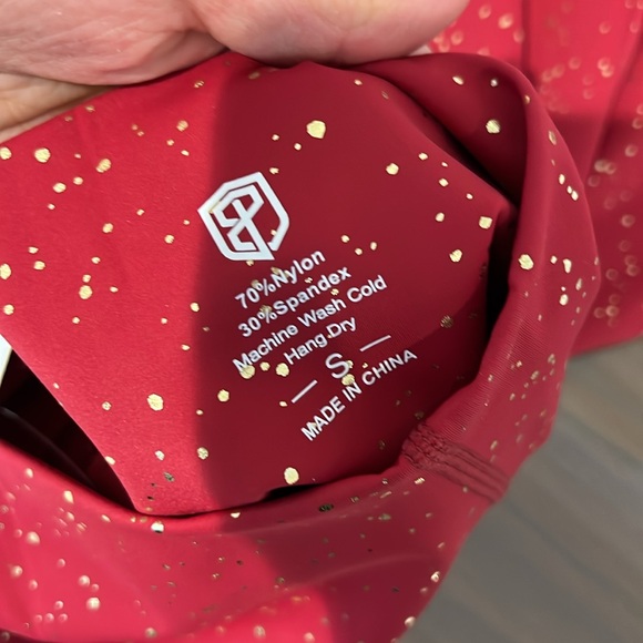 NWT Born Primitive synergy legging S ruby gold - Picture 4 of 4